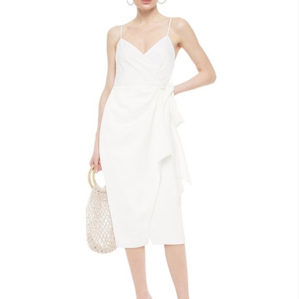 Diane Von Furstenberg Avila Sleeveless Wrap Midi D